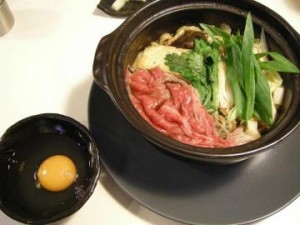 五百亭 限定の米沢牛のすき焼風うどん