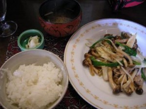 メインの料理