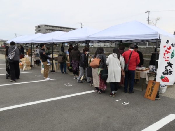 半田運河HOTORIの朝市2