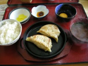 手作り餃子　月美亭　炎の大餃子定食_1