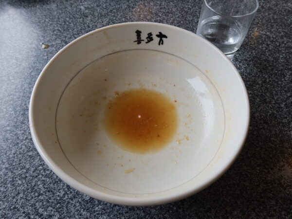 喜多方ラーメン高蔵 半田店 ランチタイムセット 完食