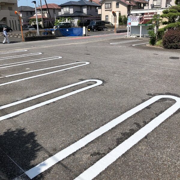 自家焙煎珈琲丸喜 ライン引き工事